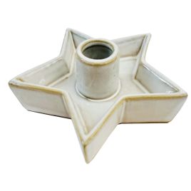 Alvo Ceramic Star Candle Holder