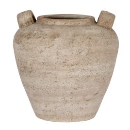 CLAYMORE Large Urn Vase With Handles - Brown