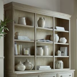 MAISON 3 Shelf Large Dresser Top - Brown