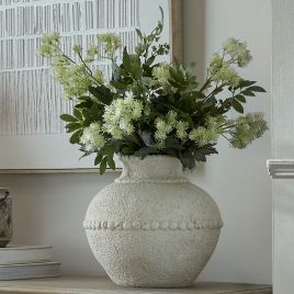 CLAYMORE Medium Olympiacotta Vase - White