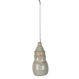 FINEWARE Charm Ceramic Santa Tree Decoration - White