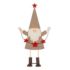 FERRO Cheeky Metal Elf with Star Garland - Multi Colour