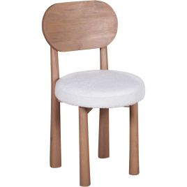SINDRA Solid Wood Dining Chair (Set Of 2) - Oak Finish