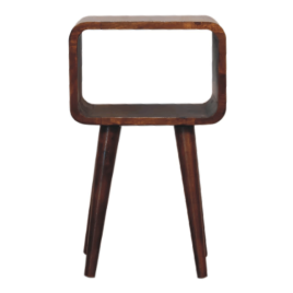 Bedside Table - RUSTICO Nightstand Chestnut 30cm