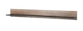 Rainbow 02 Wall Shelf 180cm - Oak Satin