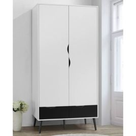 MARTOCK 2 Door Wardrobe White - 98.6cm