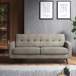 MAVERON Fabric 3 Seater Sofa - Antelope
