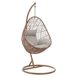 NAVAGIO Rattan Hanging Chair - Brown