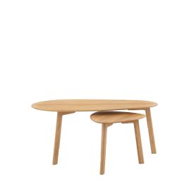 THORNWELL Coffee Table Nest of 2 - Medium Oak
