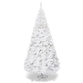 White Artificial Christmas Tree with Stand - 7ft