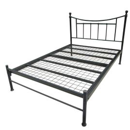 Bristol Classic Metal Bed Frame - 3ft Single Black