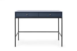 California Computer Desk with 2 Drawers - Navy