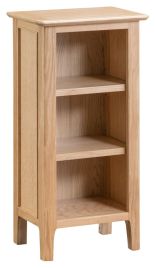 Norwich Small Narrow Bookcase - Oak