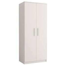 ORMISTON 2 Door Wardrobe White Matt - 80cm