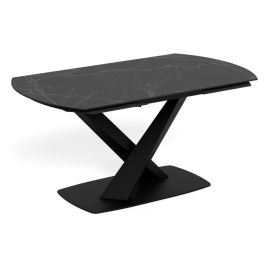 FORMA Oval Extending Dining Table 160cm - Black