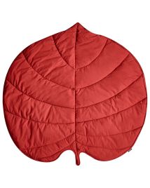 AOLIE Kids Playmat Leaf 110 x 110 cm Red