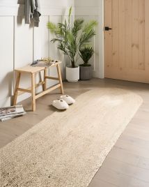 JADUXA Jute Rug- Beige, 80cm