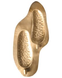 PHNICEE Wall Candle Holder Metal 60 cm Gold