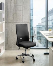 KORVENT Fabric Office Chair - Black