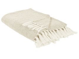 Bedspread TOUTLI Cotton 200 x 220 cm Light Beige