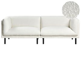 OVRGOD Boucle Fabric 3 Seater Sofa - Off White