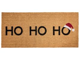PARKDEN Christmas Motif Coir Doormat - Natural