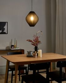 MAPARO Fabric Pendant Lamp - Black