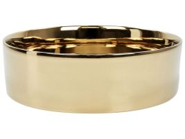 Ceramic Countertop Basin Diameter 400 mm Gold TEBAR