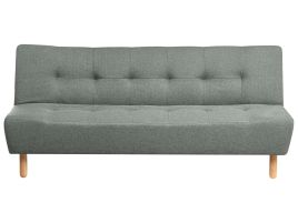 ANSTEL Fabric 3 Seater Sofa Bed - Green