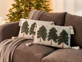 NORVEX Cotton Decorative Cushions Set of 2 - Light Beige