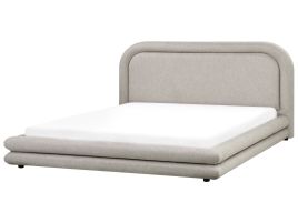 LAVAEDRNS Waterbed Faux Linen 180 x 200 cm (EU Super King) Taupe