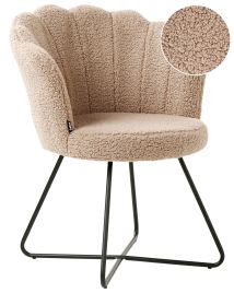 Armchair LOVELOCK Boucle Beige