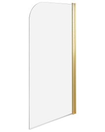 Shower Bath Screen LAPAN 140 x 70 cm Gold