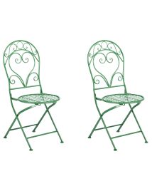 VEYRO Garden Chairs Set of 2 - Green