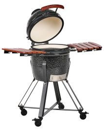 SHENTONMERE Charcoal BBQ Grill - Black