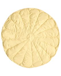 ILEZJUM Kids Playmat Flower 110 x 110 cm Yellow