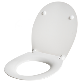 BURDENWELL Toilet Seat Soft Close Duroplast - White
