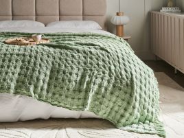 BOTAXI Cotton Bedspread - Green, 200cm