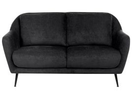 CLIFTONWELL Chenille Fabric 2 Seater Sofa - Black