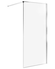 Shower Screen WASPAM 90 x 190 cm Silver
