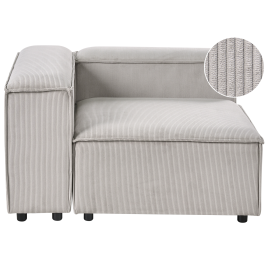 TROMSO Corduroy Right Hand Corner Seat - Taupe