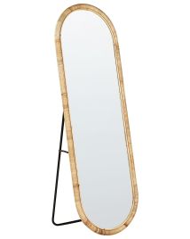 Standing Mirror MONTOT 150 cm Rattan Natural