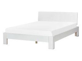 RENNA Bedframe Wood 140 x 200cm EU Double Bed White