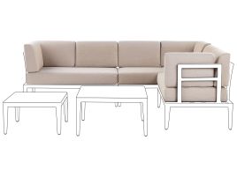 Outdoor Cushion Cover Set RIMA III Beige