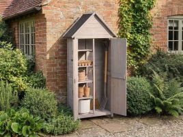GALERO Garden Tool Shed - Grey