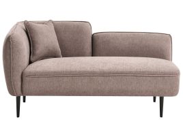 STONELEIGHON Fabric Left-Hand Chaise Lounge - Brown