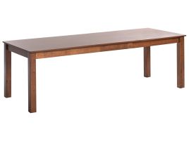 Extending Dining Table MADURA Dark Ash Wood 160/240 cm 90 cm