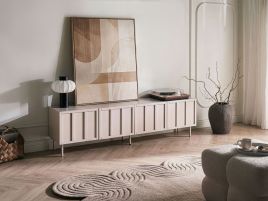 BOQARO TV Stand - Light Beige