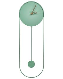 Wall Clock SALVAN 20 cm Metal Light Green
