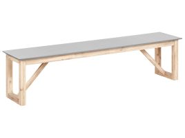 HOWARTHON Garden Bench - Concrete Grey
